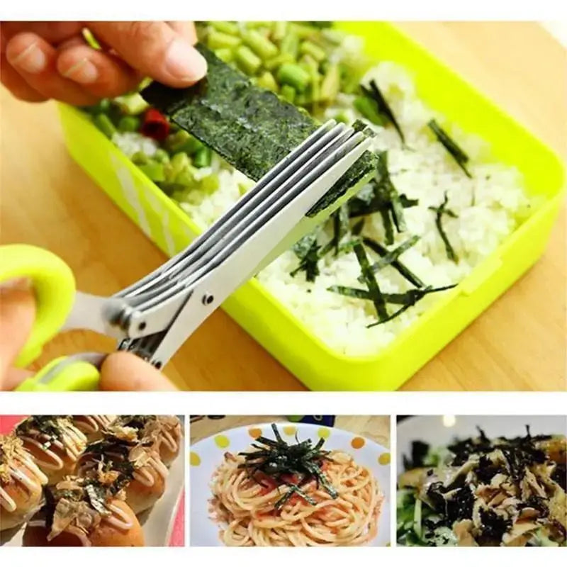 5-Layer Blade Herb Scissors