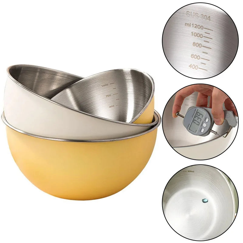 Stainless Steel Salad Basin